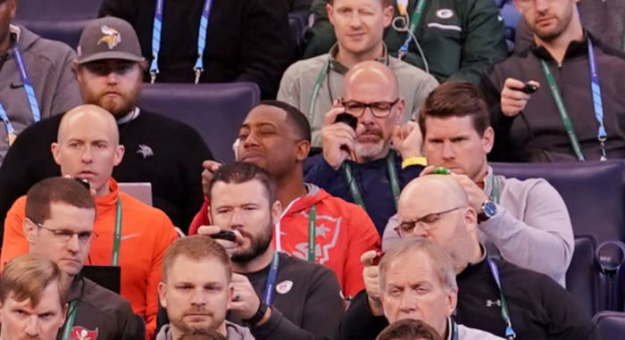 The one-eyed view at the finish of the 40.